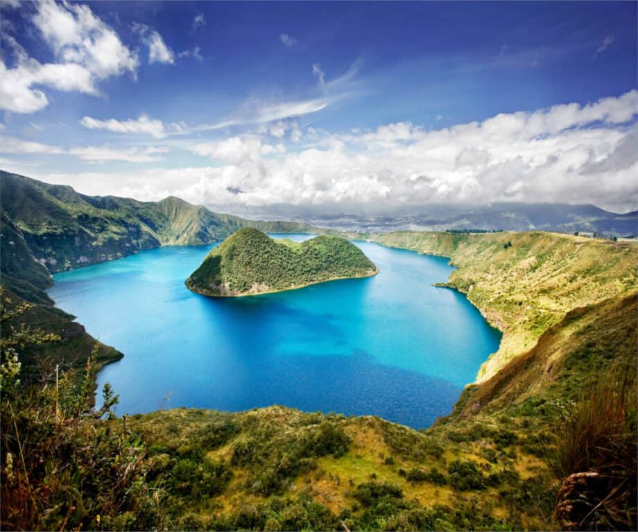 Cuicocha lake Andes Ecuador 3 hours from Quito