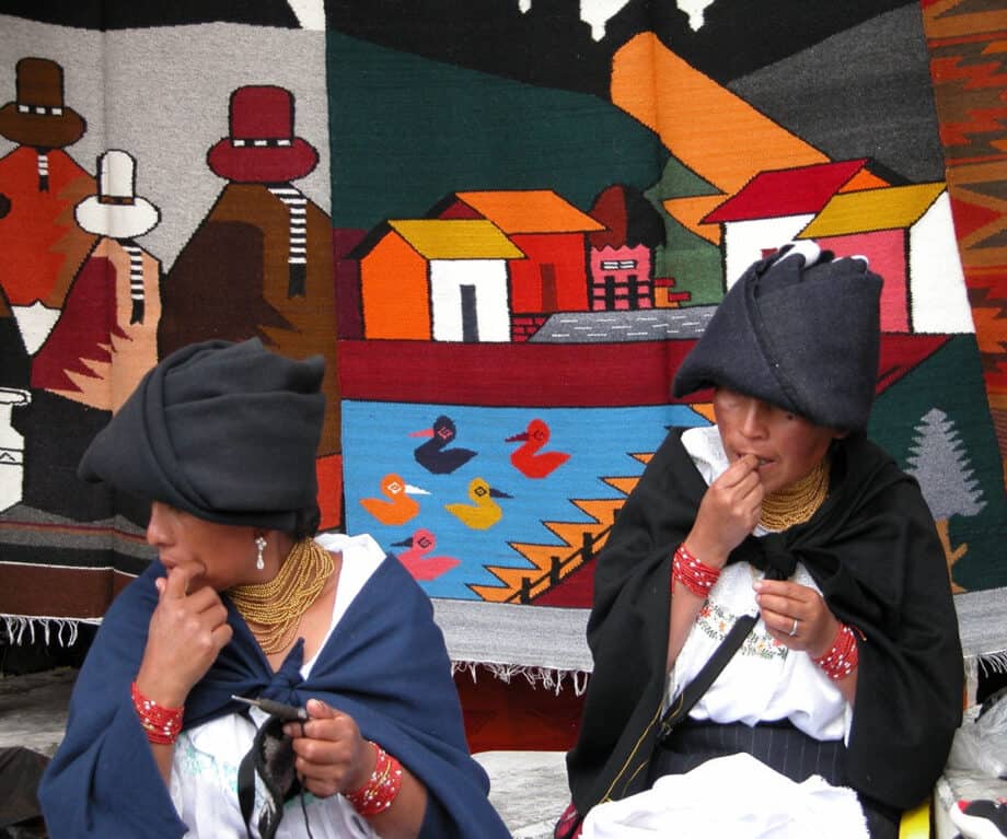 Otavalo market from Quito